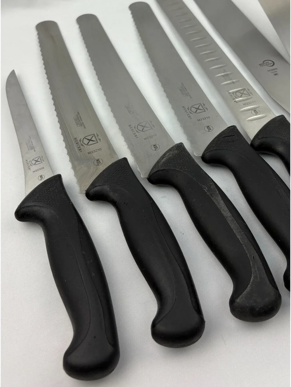 Mercer Culinary 11pc Lot of Stainless Steel Kitchen/Baking Cutlery